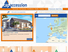 Tablet Screenshot of cap-accession.fr